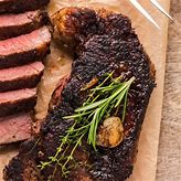 Grilled Steak with Garlic Butter